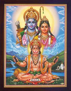 Ram, Sita, Hanuman Poster