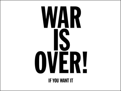 war is over